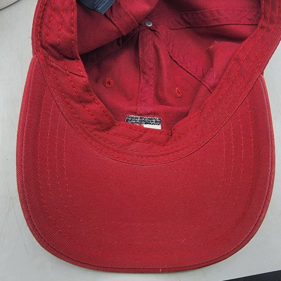 Tommy Hilfiger Embroidered Ardin Hat Cap Red Casual Adjustable Lightweight - Picture 11 of 11